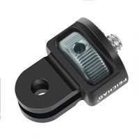 Uniwersalny 360 obrotowy 1/4 "konwerter śrubowy Mini statyw Adapter do Gopro Hero 10 9 8 7 Eken Insta360 One X X2 R Action Camera 3
